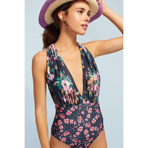 Anthropologie Other - NWT Anthopologie Zinnia Plunge Bathingsuit Allihop
